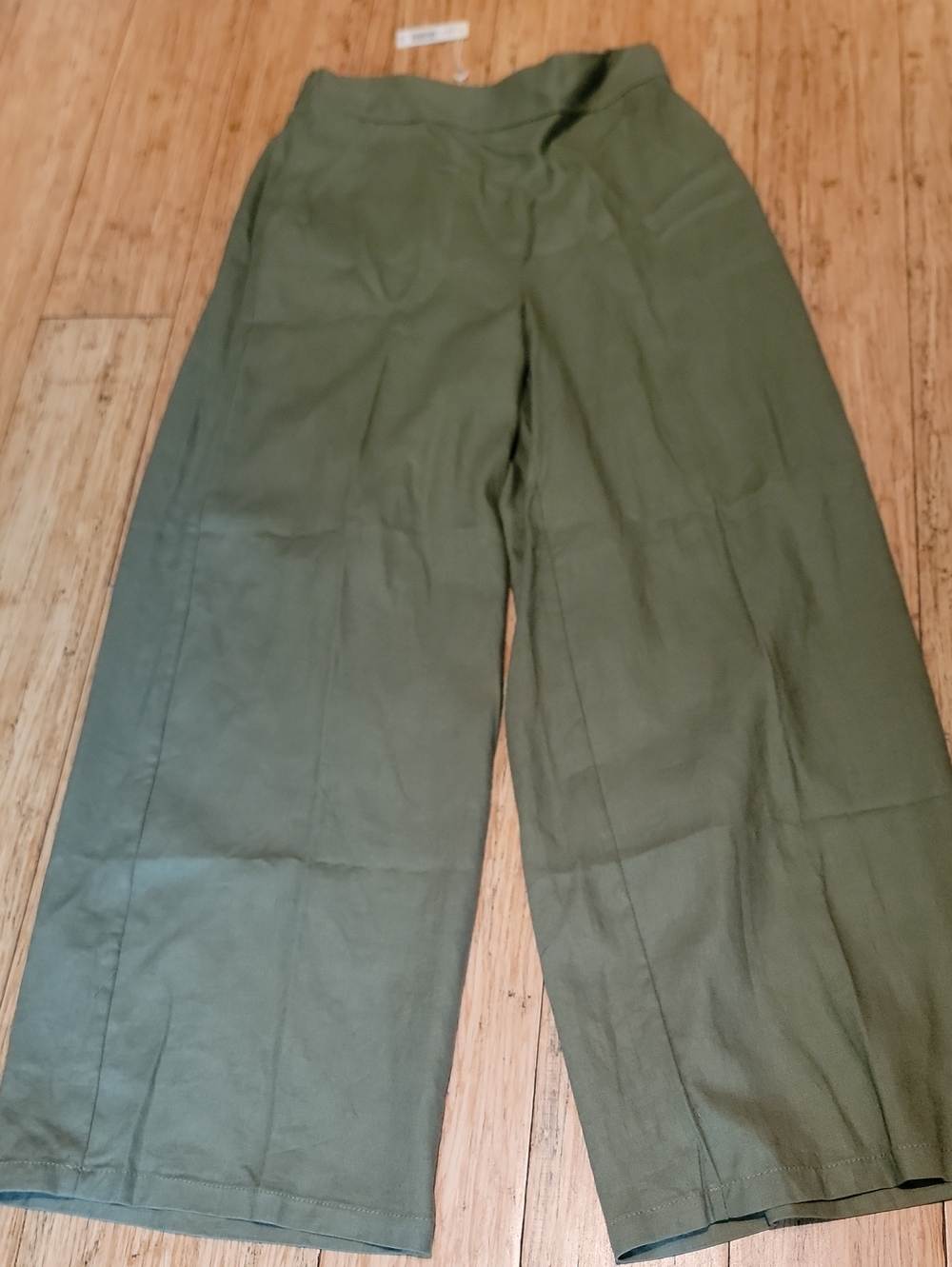 Sage Olive Green Wide Leg Women's Pants